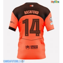 Camisa de time de futebol Barcelona Marcus Rashford #14 Replicas 3º Equipamento 2025-26 Manga Curta